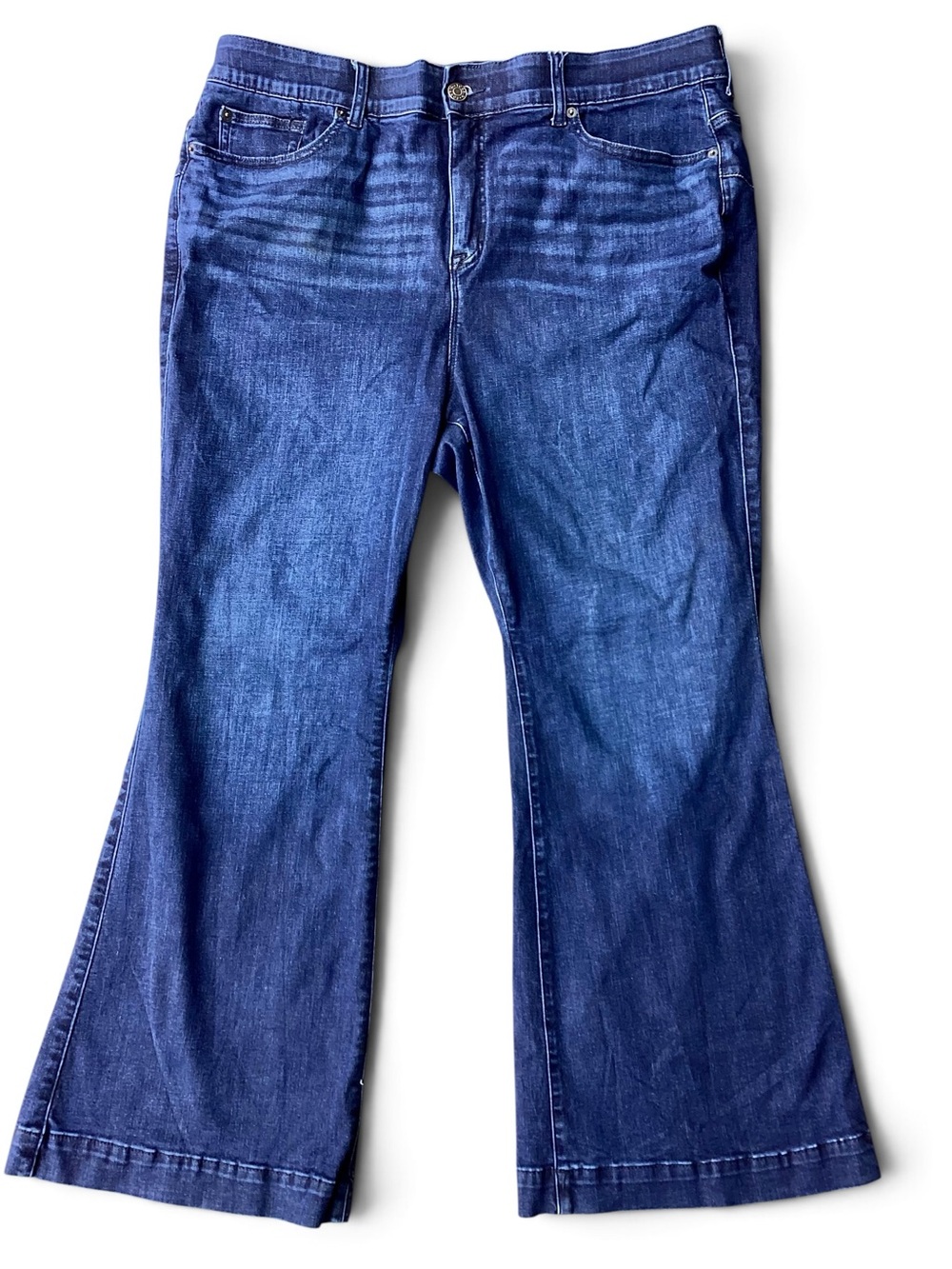 Torrid Bombshell Flare Jeans Size 20 Short Super Soft Stretchy